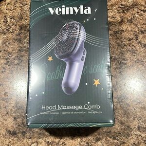 NEW NIB SEALED VEINYLA HEAD MASSAGE COMB
